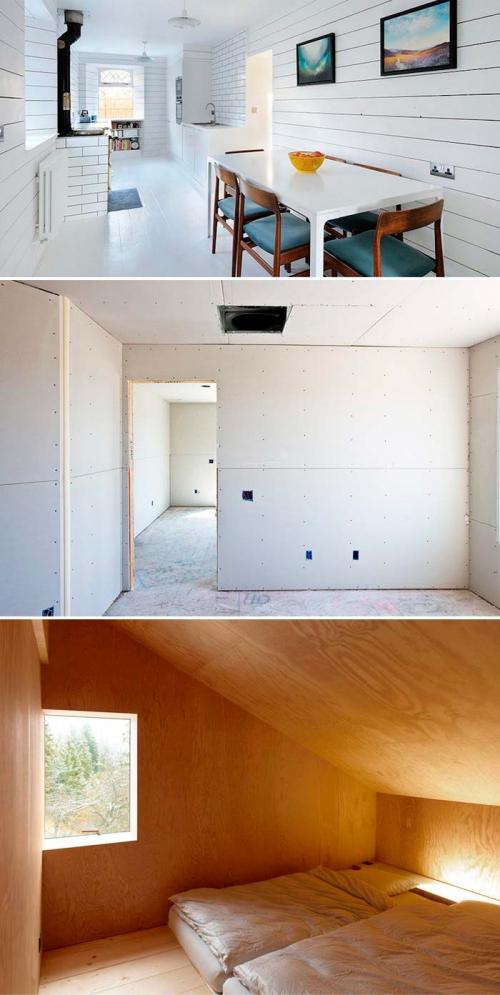 Чем отделать стены на даче внутри. Бюджетная отделка дачного дома внутри