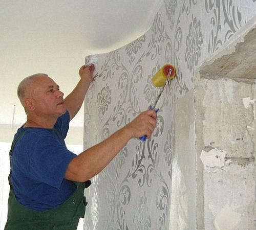 Обои на водоэмульсионную побелку. Обои на водоэмульсионную краску - определение типа краски
