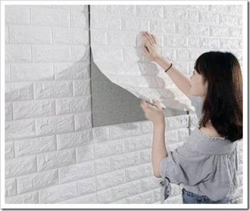 Можно ли клеить 3д панели на побелку. Как правильно клеить самоклеющиеся 3D панели для стен