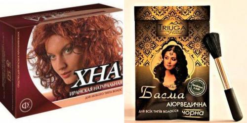 Самая безопасная краска для волос: рейтинг. Хна и басма