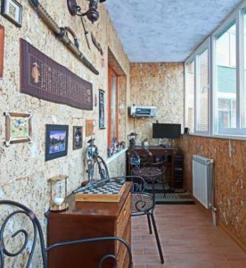 Жидкие обои на балконе. Обои для оклейки балконов