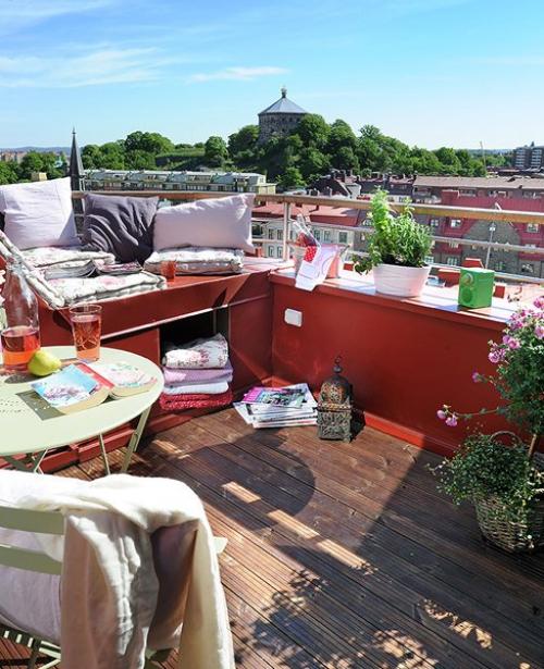 Как наполнить открытый балкон красотой и уютом. Открытый балкон 2022: ТОП-80 идей дизайна с фото 03