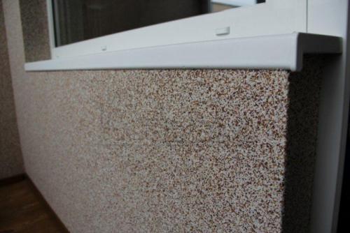 Жидкие обои на балконе. Можно ли использовать жидкие обои на балконе