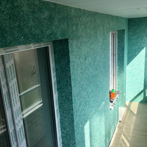 Жидкие обои на балконе. Можно ли использовать жидкие обои на балконе