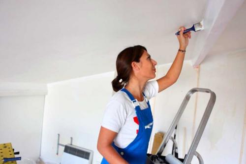 Акриловая краска на побелку. Как наносить краску на побелке и можно ли это делать вообще?