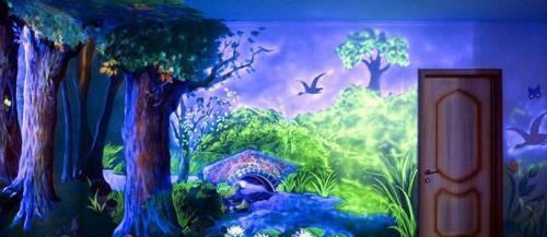 Как клеить 3д обои на пол. 3D-обои