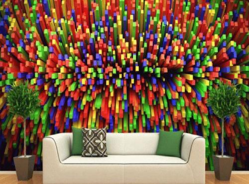 Как клеить 3д обои на пол. 3D-обои