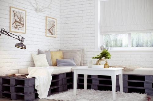 Белый декоративный камень в интерьере. (+55 фото) Декоративный белый кирпич в интерьере