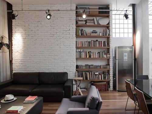 Белый декоративный камень в интерьере. (+55 фото) Декоративный белый кирпич в интерьере