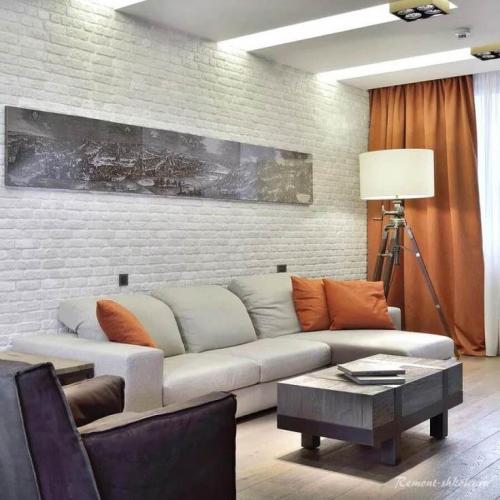 Белый декоративный камень в интерьере. (+55 фото) Декоративный белый кирпич в интерьере