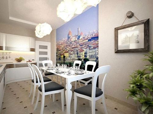 Обои для кухни 2022. Модные тенденции на обои для кухни 2022 года