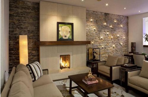 Отделка декоративным камнем. Декоративный камень в интерьере: 85 фото-идей