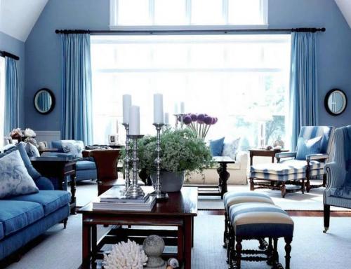 Красивый цвет стен в зале. Комбинации цветовой гаммы