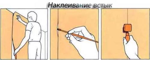 Как клеить флизелиновые обои встык. Клеим обои встык