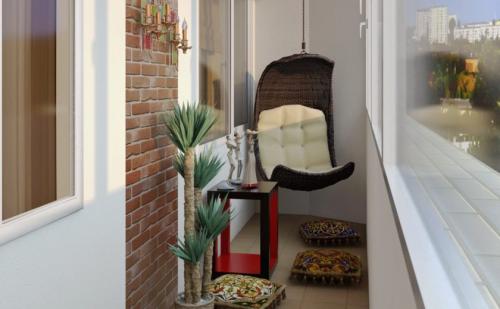 Дизайн маленького балкона 2 метра. В каких стилях можно оформить балкон?