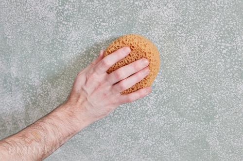 Покраска стен пакетом. Декоративная покраска стен тряпкой, веником, пакетом, губкой