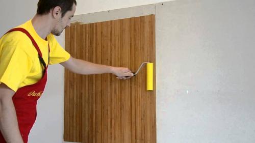 Бамбуковые обои в неотапливаемом помещении. Поклейка бамбуковых обоев