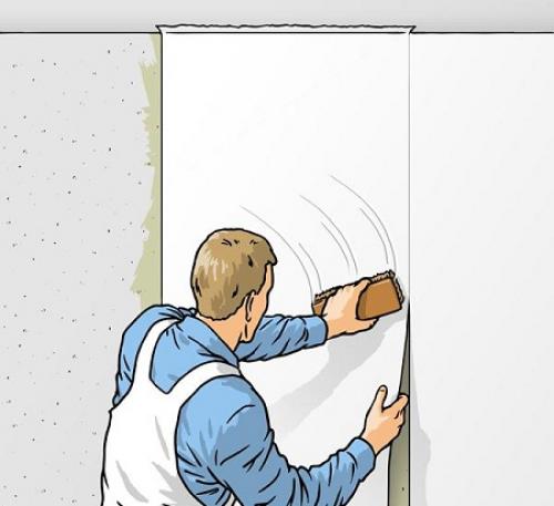 Можно ли клеить флизелиновые обои друг на друга. Клеим обои на флизелиновой основе