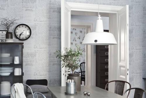 Виниловые обои на бумажной основе для кухни. Виды