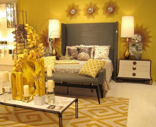 Богатый цвет стен. Золотой цвет стен в интерьере: примеры оформления и удачных сочетаний. Правила применения цвета при оформлении стен. 100 фото-идей применения золотого в интерьере