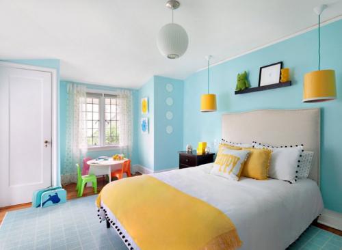 Какой краской красить стены в спальне. Покраска стен в спальне — выбор цветового решения и типа краски. Варианты идеального совмещения двух цветов в интерьере