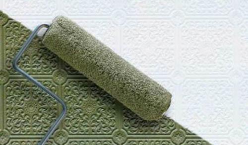 Как красить обои под покраску повторно. Перекрашиваем обои под покраску