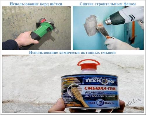 Как красиво покрасить стены водоэмульсионкой. Удаление старой побелки и краски