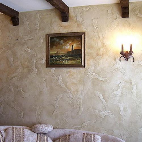 Подбираем декоративную краску для интерьера. Мозаичные декоративные краски для стен в интерьере квартиры (с фото) 04