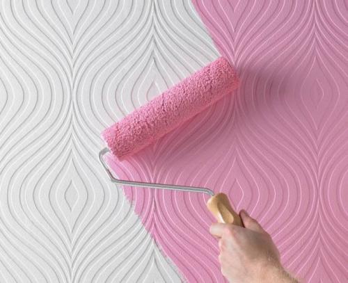 Краска для виниловых обоев на флизелиновой основе. Общая методика