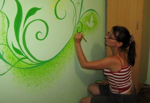 Краска для виниловых обоев на флизелиновой основе. Общая методика