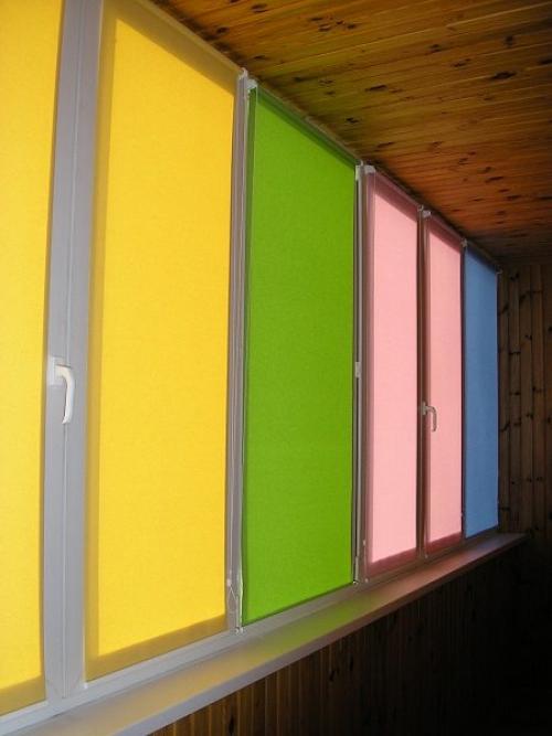 Шторы на балкон с панорамным остеклением. Креативные идеи 13 Шторы на балкон с панорамным остеклением. Креативные идеи 13