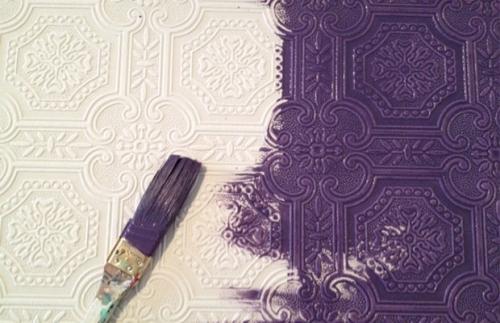 Какие обои можно красить и как самостоятельно это сделать. Какие полотна поддаются покраске?
