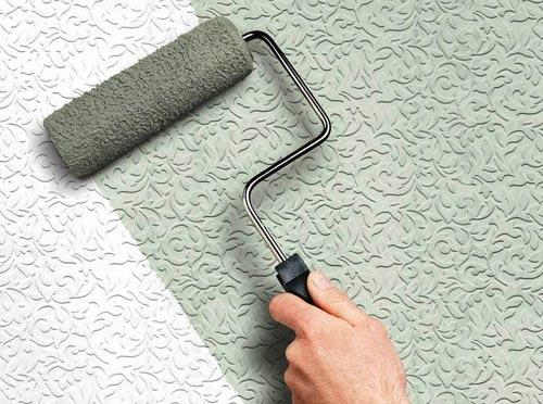 Краска для обоев бежевая. Краска для обоев под покраску: выбор и расчет расхода