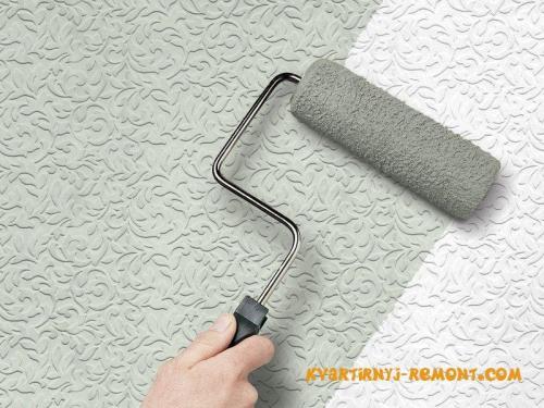 Обои под покраску в интерьере квартиры. Преимущества выбора обоев под покраску 04