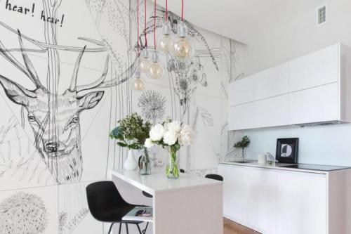 Как выбрать обои для кухни. Виды обоев