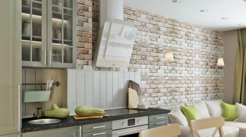 Какого цвета обои выбрать для кухни. Подбираем обои под цвет гарнитура на кухне 36 Какого цвета обои выбрать для кухни. Подбираем обои под цвет гарнитура на кухне 36