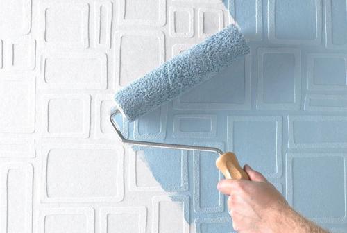 Перекрашиваем обои под покраску. Как перекрасить обои под покраску в новый цвет