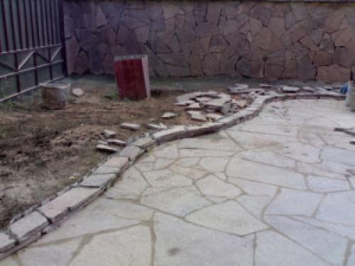 Укладка декоративного камня на улице. Укладка дикого камня — описание процесса с пошаговой инструкцией