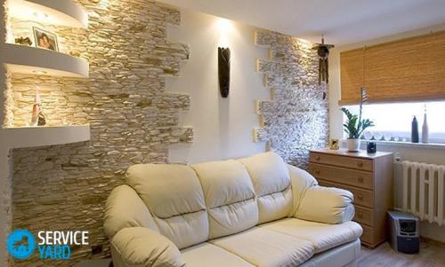 Как клеить декоративный камень на обои. Распространенные разновидности