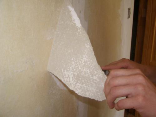 Виниловые обои не отдираются. Как удалить виниловые обои